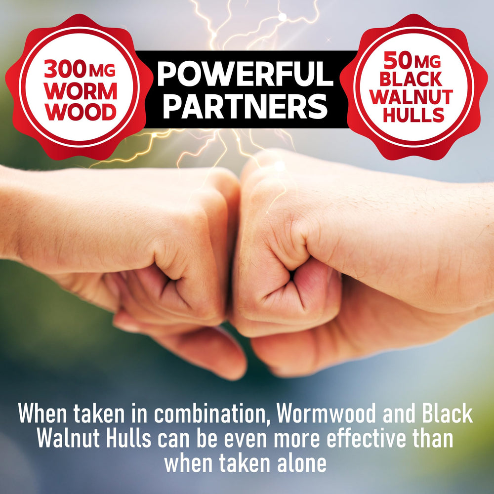 60 vegan capsules per bottle on white background