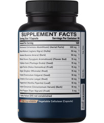 Nutritional/ingredient infographic for DEDICAD 12in1.