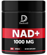 DEDICAD NAD Supplement bottle front for daily energy support and focus.