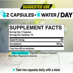 Serrapeptase for heart health