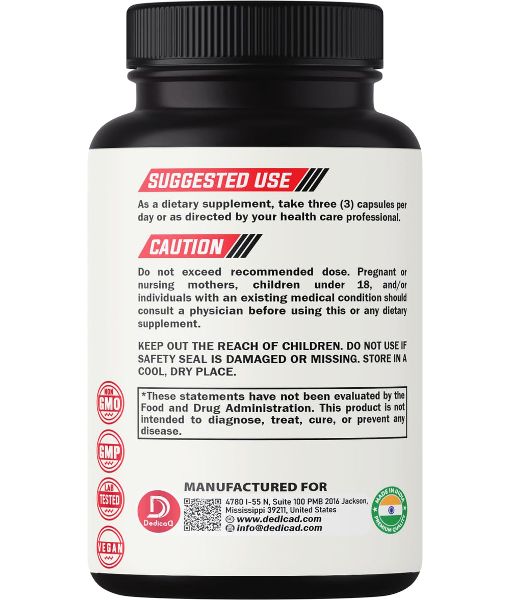 Box and bottle packaging of DEDICAD Wormwood capsules