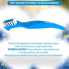 Bristles designed to reach grooves for deep cleaning