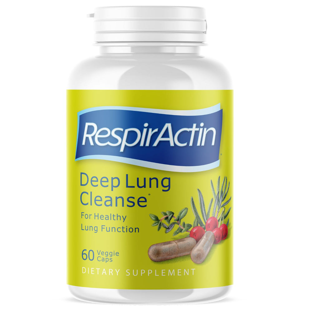 Deep Lung Cleanse bottle and label