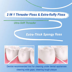 Close-up of the deep-clean fluffy floss texture