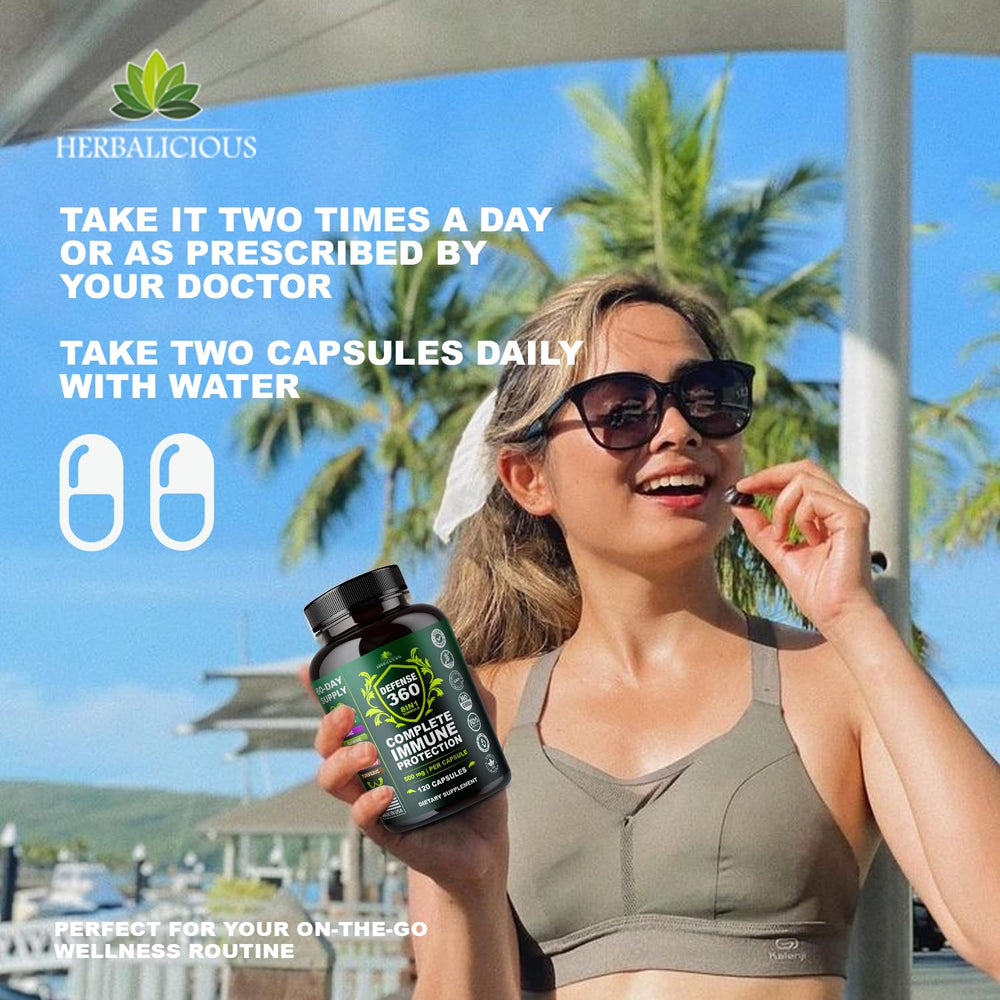 Graphic illustrating antioxidants and immune support for Defence360