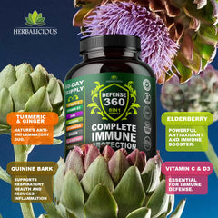 Defence360 Immune Support bottle displayed on white background