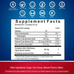 Bottle containing 30 Defend-EEZE Immune Support Lozenges