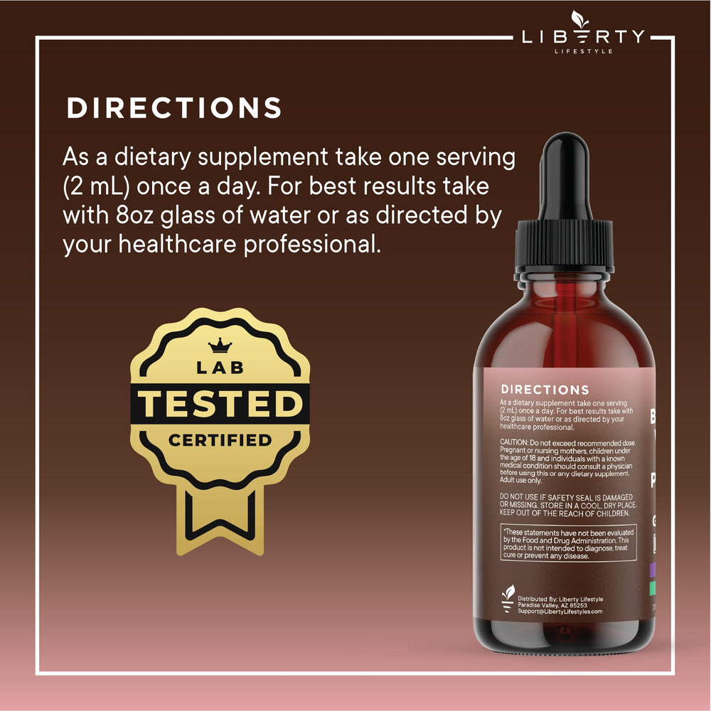 Product shot highlighting packaging and gut health benefits