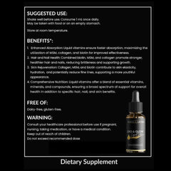 Cherry flavor depiction of Gro & Glow liquid vitamin