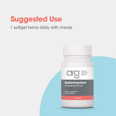 Graphic indicating delta- and gamma-tocotrienols from annatto (Deltagold)