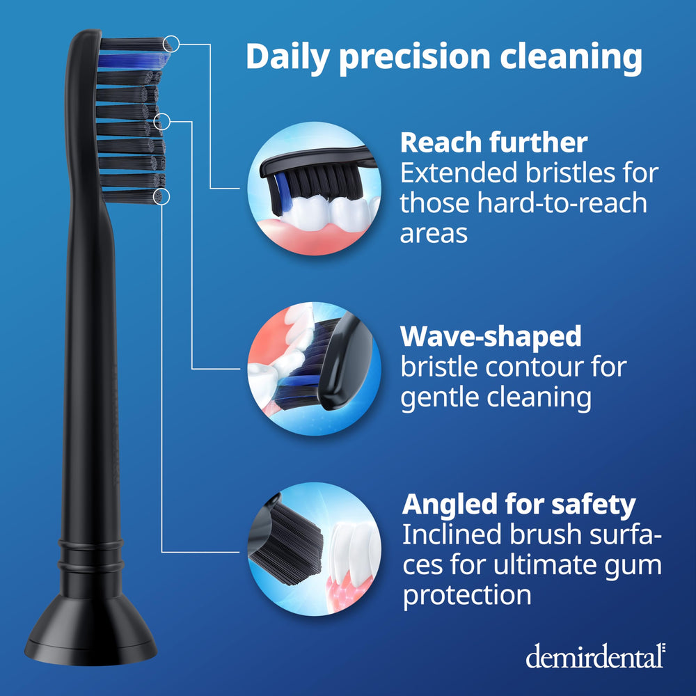 Compatible with Philips Sonicare models with ribbed upper metal pin
