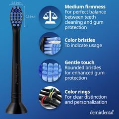 German-engineered demirdental replacement toothbrushes tested by institutes