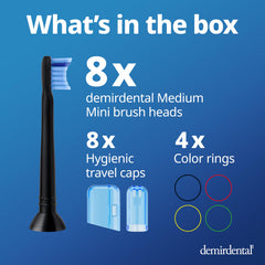 Healthy smile with demirdental replacement toothbrush heads