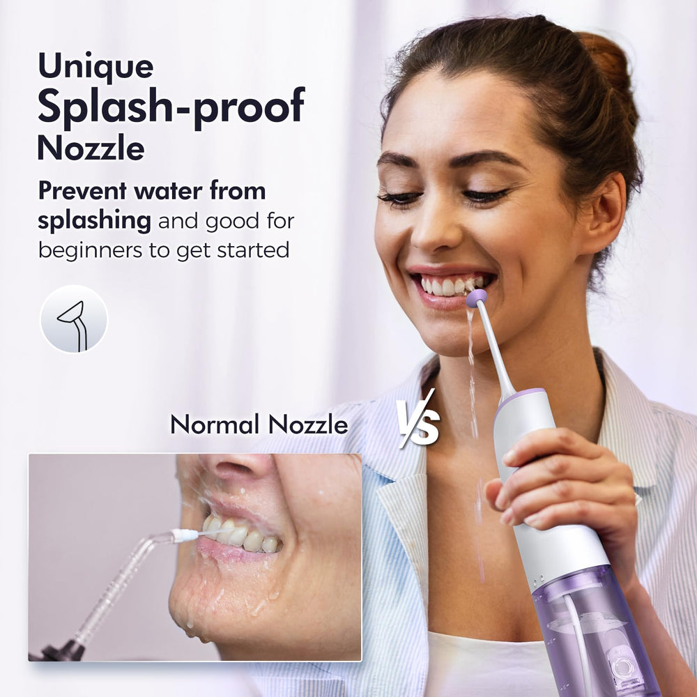 IPX7 waterproof design of Demita water flosser