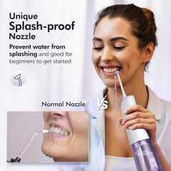 IPX7 waterproof design of Demita water flosser