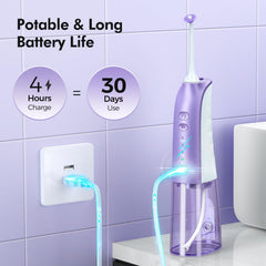 Tongue cleaner tip accessory for Demita flosser