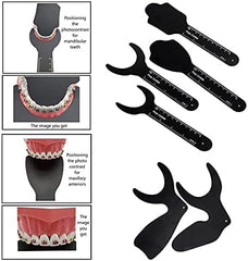 High-contrast black boards designed for precise dental imaging documentation