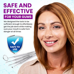 Purple Dental Duty kit packaging and tools