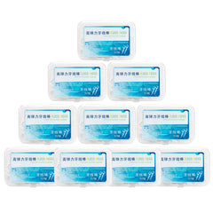 Dental Floss Stick with high elasticity in compact travel case (10 pieces)