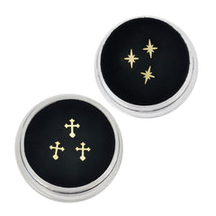 Round packaging box with built-in sponge