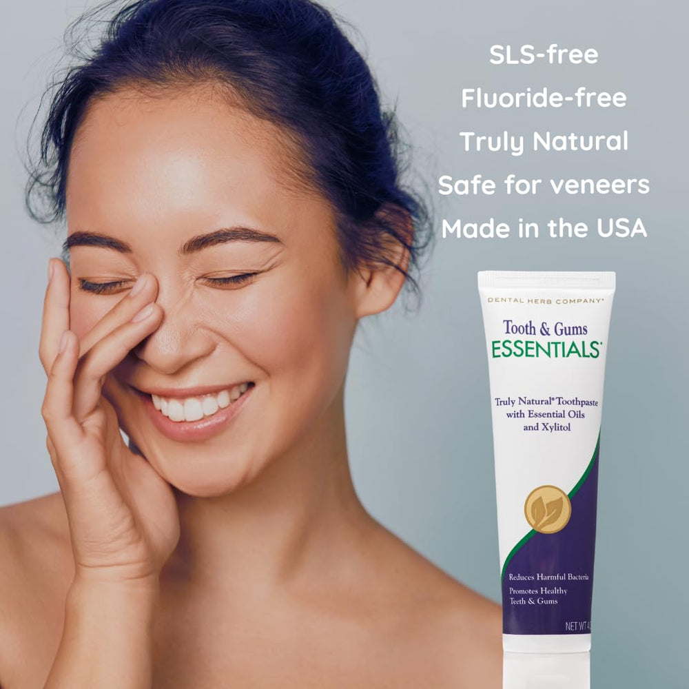 Packaging box for Dental Herb Essentials toothpaste