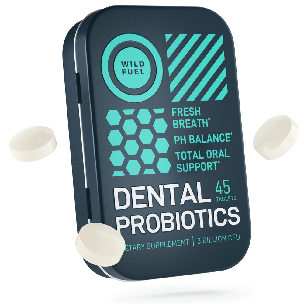Natural, sugar-free, stevia-sweetened dental probiotics