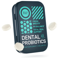 Natural, sugar-free, stevia-sweetened dental probiotics