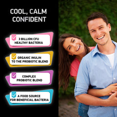Oral health and mouth care with probiotics branding