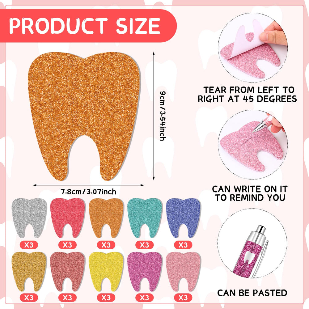 3x3 inch dental-themed notepad