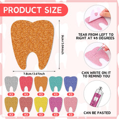 3x3 inch dental-themed notepad