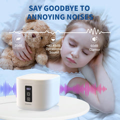 Compact ultrasonic cleaner suitable for small items like toothbrush heads