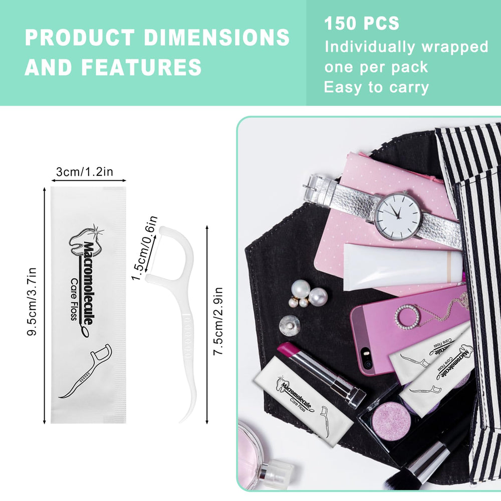 200 individually wrapped dental flossers