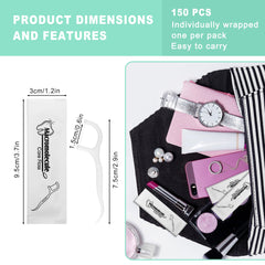 200 individually wrapped dental flossers