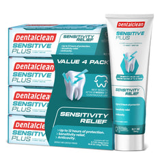Pack of 4 Dentalclean Toothpaste Gel 3.7 oz