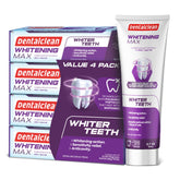 Dentalclean Whitening Max Toothpaste Gel 4-pack packaging front view