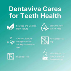 DentaViva toothpaste removing plaque from teeth