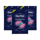 Front view of DenTek Comfort Clean Sensitive Gums Floss Picks 3-pack