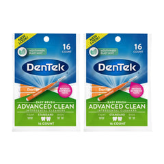 DenTek Easy Brush Interdental Cleaners - Standard Fit Pack of 2, 16-count each