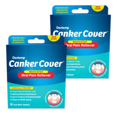 Dentemp Canker Sore Medicine 2pk canker cover packaging