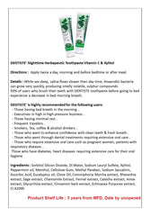 Made in Thailand Dentiste Plus White Vitamin C Xylitol toothpaste packaging
