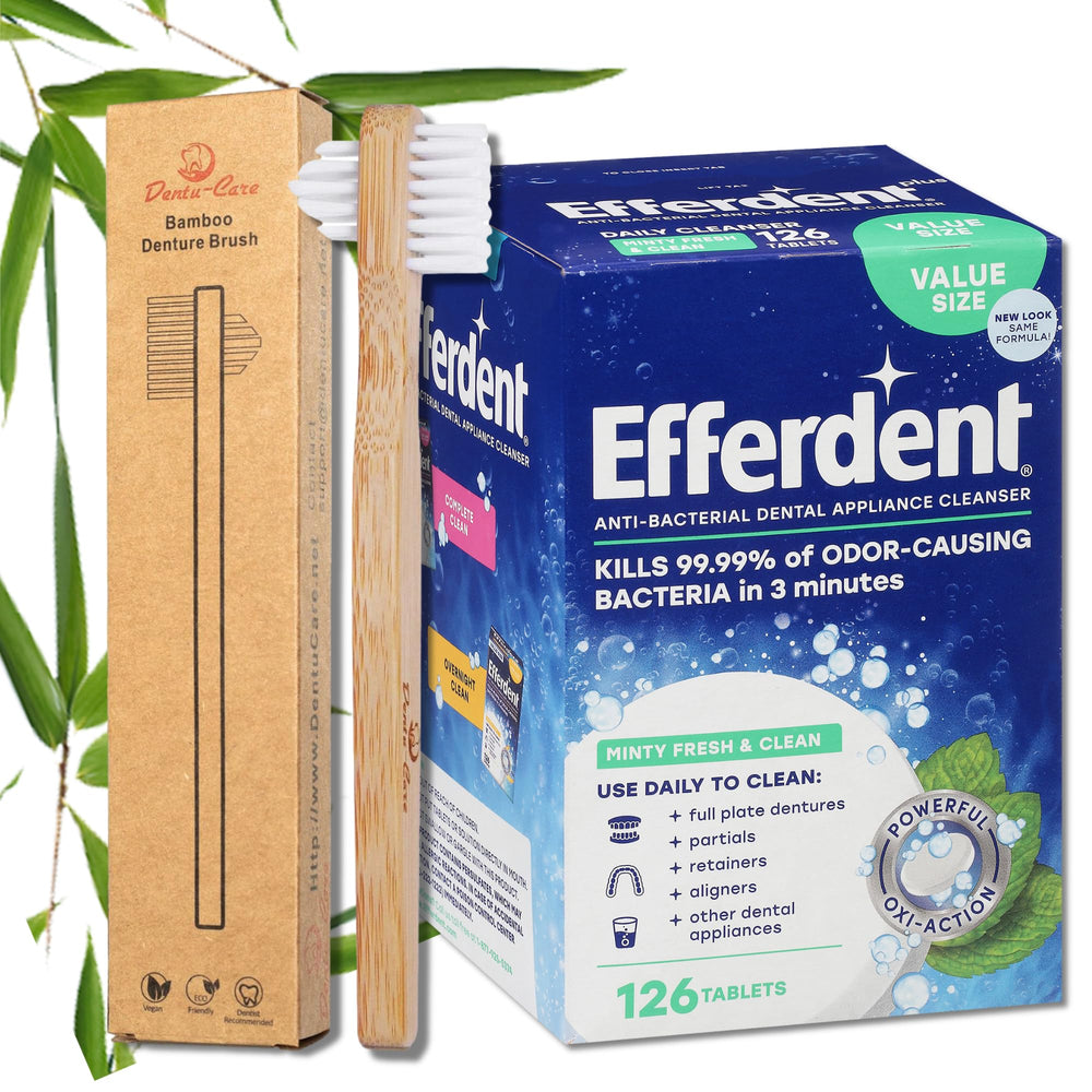 126 minty fresh denture cleaning tablets