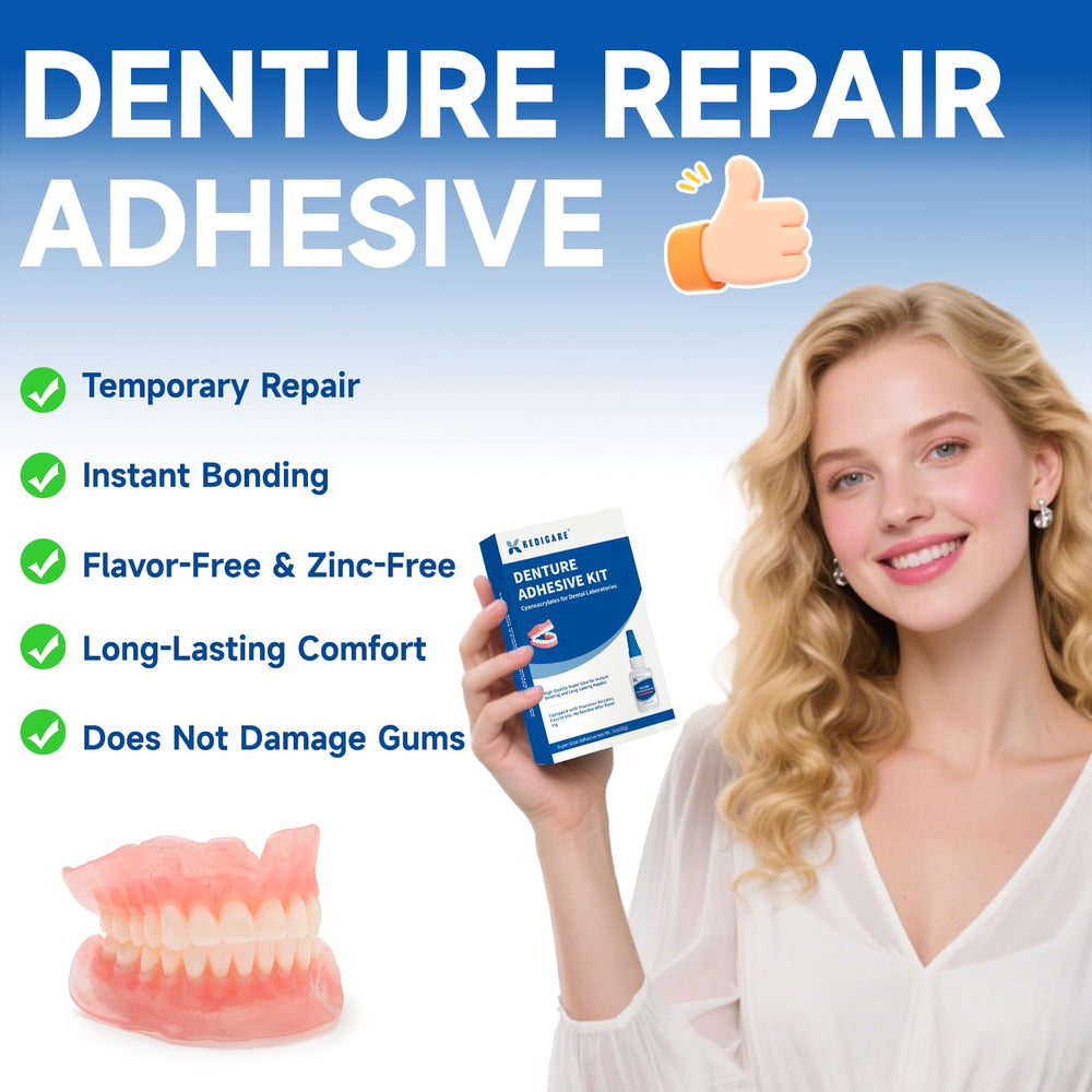 Denture adhesive applicator head and micro brush