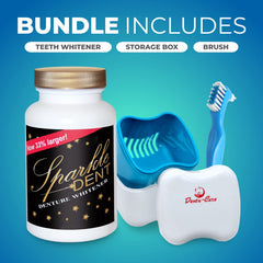Denture box travel kit