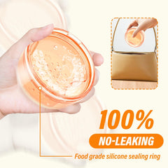 Compact travel size denture case (3.78 in x 2.24 in)