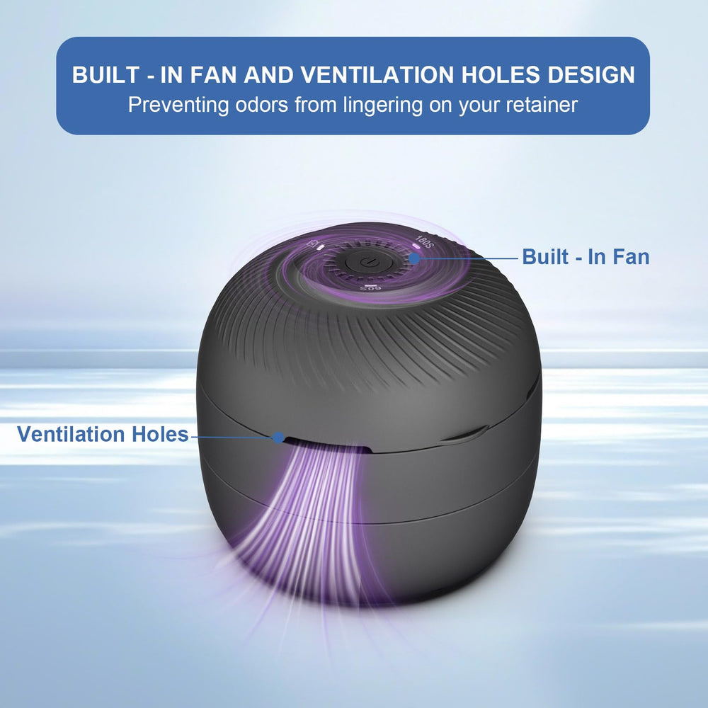 Ventilated fan function to freshen and dry during cleaning