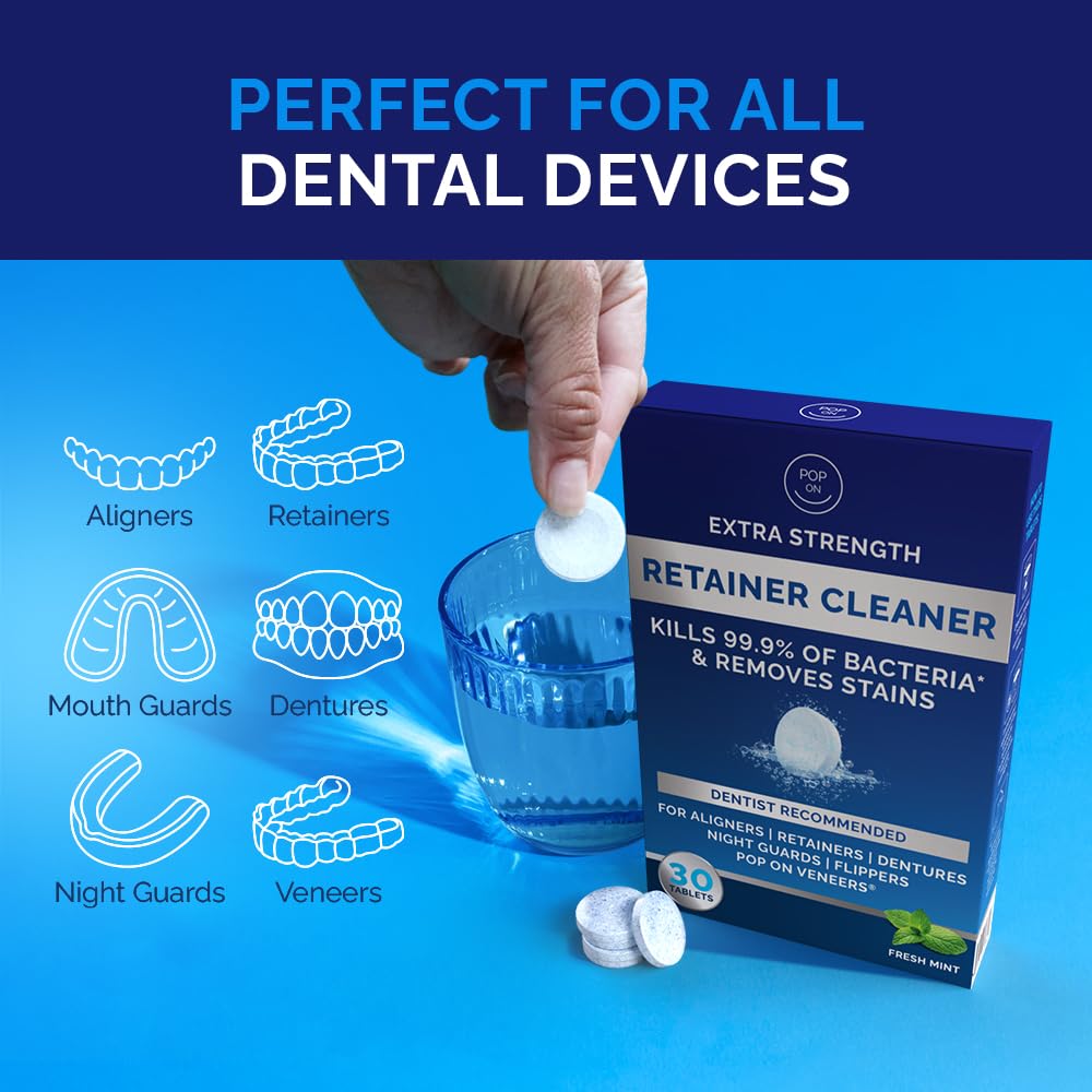 Denture cleaning tablets packets