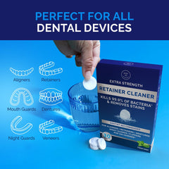 Denture cleaning tablets packets
