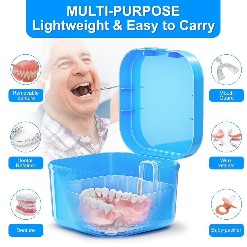 Double-layer denture case design