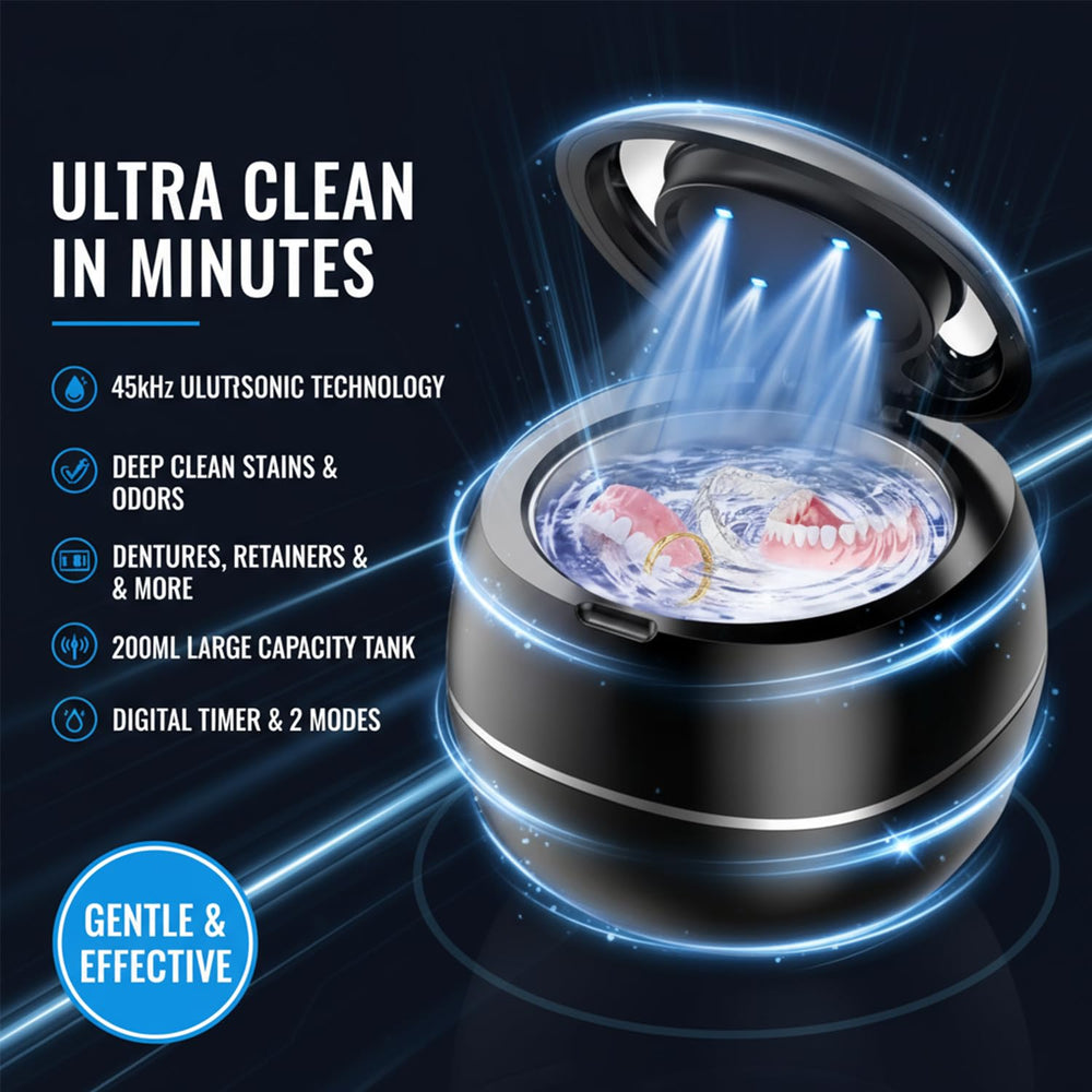 200ml water reservoir inside the cleaner