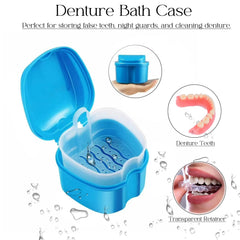 Close up of denture brushes